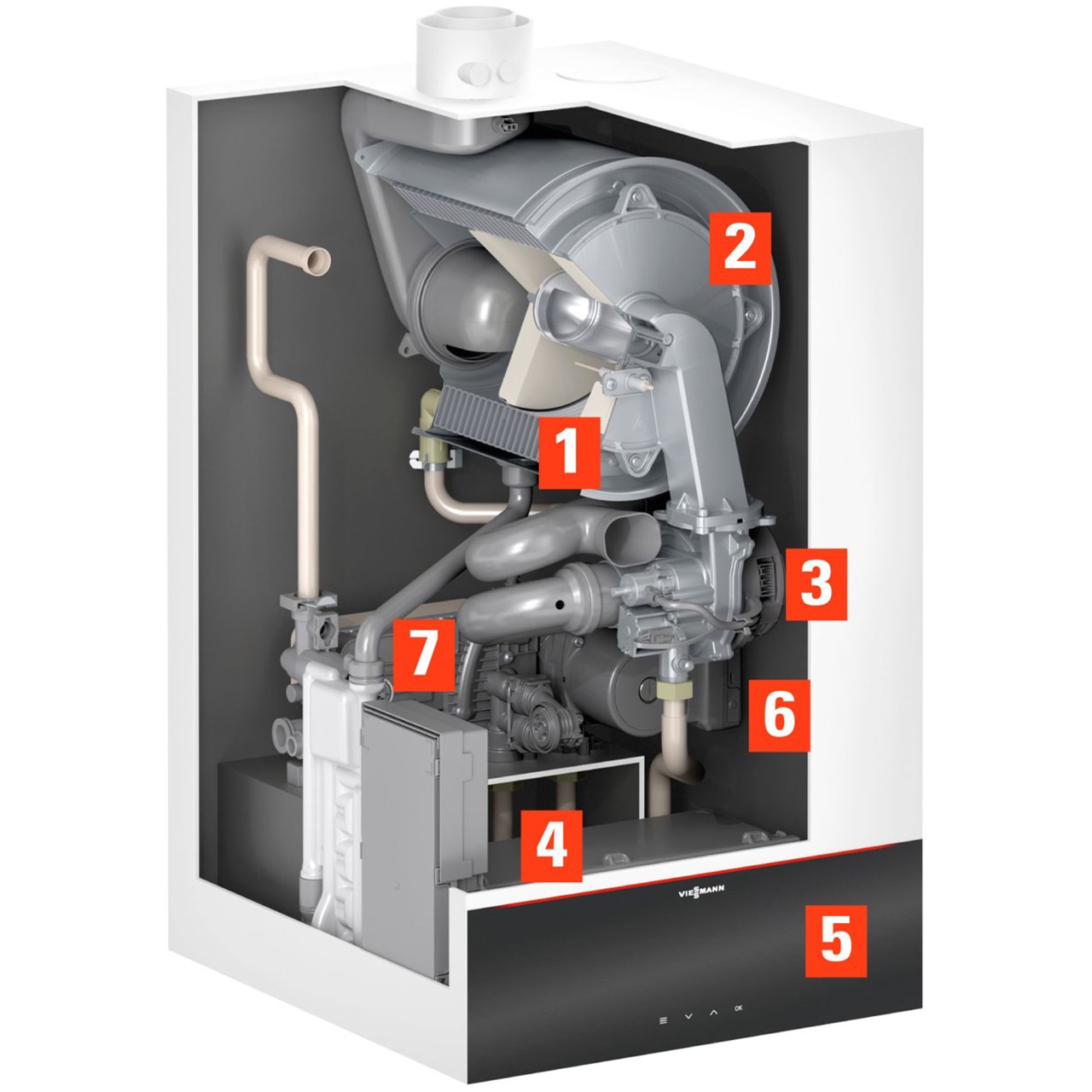 Vitodens 100 W B1HE B1KE Gas Boiler Viessmann US