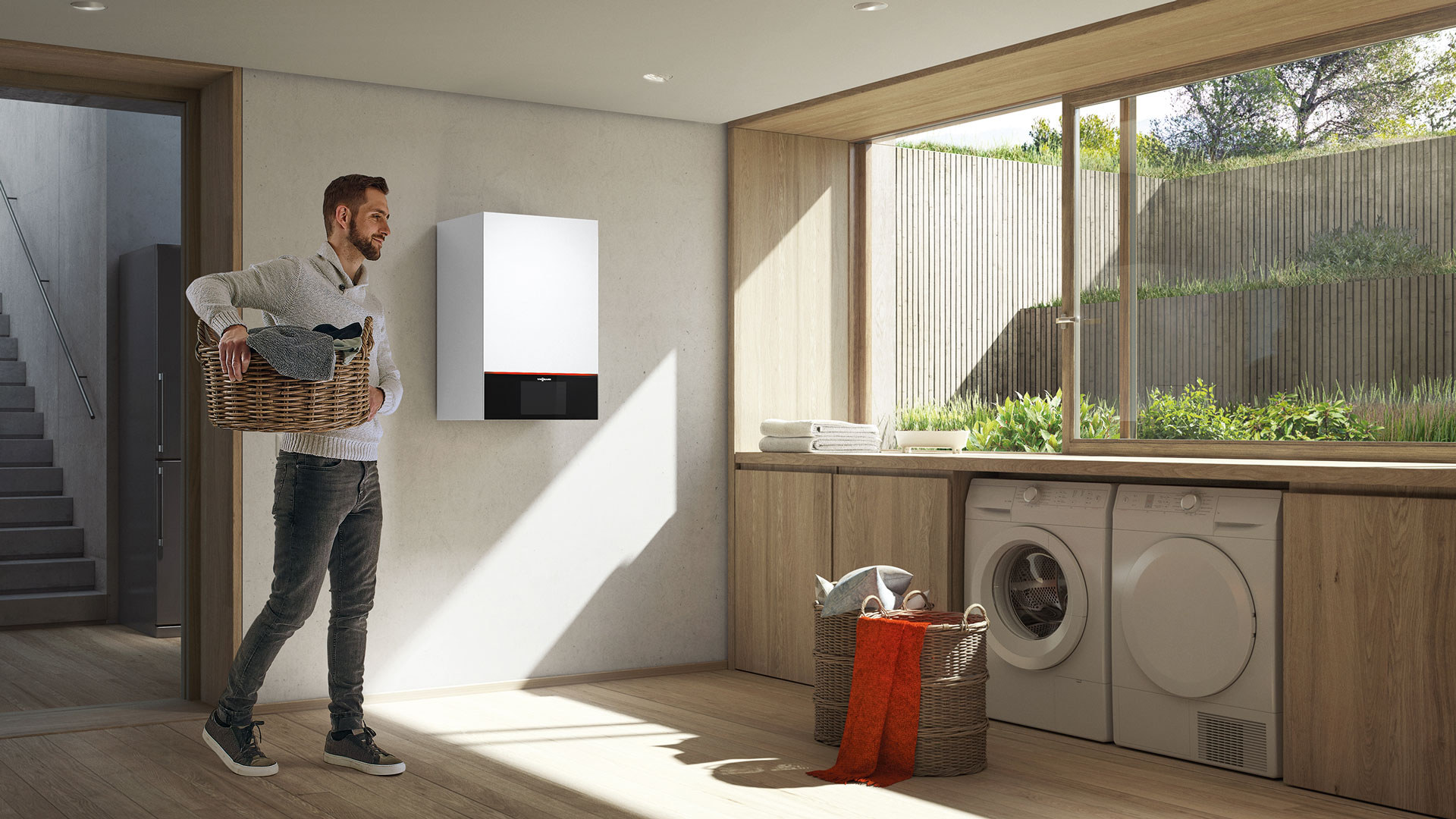 Viessmann lance pour les chantiers la Vitopend 100-W WH1D, une